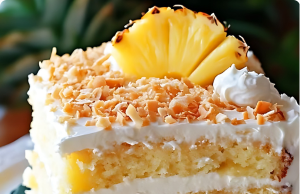 Dreamy Pineapple Coconut Cake