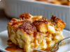 Apple Pie Bread Pudding with Caramel Sauce
