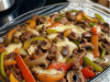 Keto Philly Cheesesteak Casserole