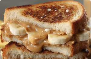Grilled Peanut Butter Banana Sandwich