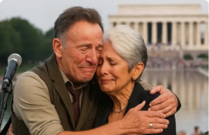 Joan Baez and Bruce Springsteen Share an Emotional Duet at the Lincoln Memorial: “Your Voice Heals Us”