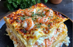 Seafood Lasagna with Shrimp and Crab