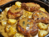 Smothered Pork Chops with Potatoes in Gravy