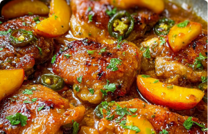 Jalapeño Peach Chicken