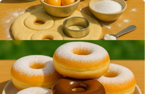 No Knead Donuts (Baked, Not Fried)