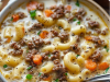 One Pot Macaroni Cheeseburger Soup