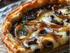 French Onion and Mushroom Tart with Gruyere Cheese