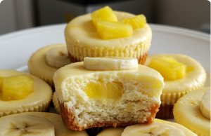 Creamy Cheesecake Banana Pudding Bites