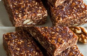 Delightful and Nourishing Date & Walnut Energy Bars