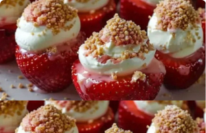 Cheesecake Deviled Strawberries