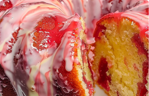 Strawberry Cheesecake Pound Cake