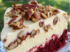 Butter Pecan Red Velvet Cheesecake