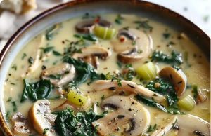 Rotisserie Chicken Mushroom Soup