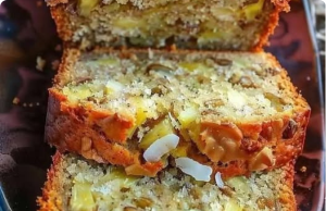 Coconut Pineapple Banana Bread