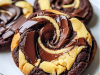 Swirled Brownie Cookies with a Peanut Butter Twist
