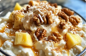 Hummingbird Cake Cottage Cheese Bowl