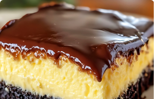 Boston Cream Poke Cake Recipe