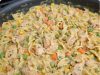 Chicken Pot Pie Pasta Skillet
