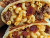 Mac & Cheese Bacon Burger Rolls