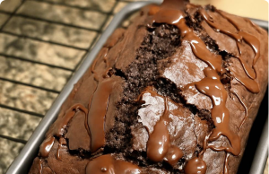 Hot Fudge Brownie Bread