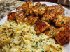 Lemon Garlic Chicken with Creamy Bowtie Pasta
