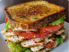 Garlic Butter Lettuce, Tomato & Grilled Chicken Sandwich