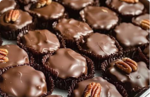 Only 3 Ingredients Turtle Candy With Pecans and Caramel