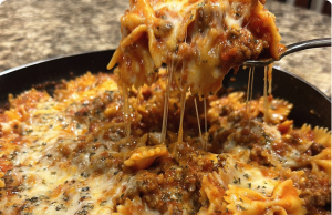 Creamy Velveeta Bowtie Pasta with Italian Beef Marinara
