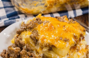 Ground Beef Potato Casserole