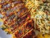 Garlic Parmesan Chicken Spaghetti in Spicy Cajun Cream Sauce
