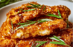 Double Crunch Honey Garlic Chicken