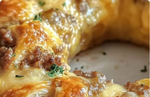 Sausage and Cheese Crescent Ring