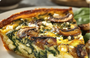 Crustless Spinach Quiche