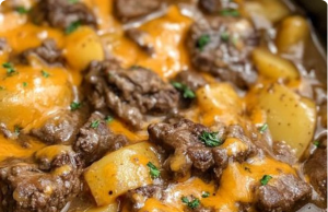 Old-Fashioned Amish Beef and Potato Casserole