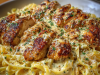 Cheesy Cajun Alfredo Pasta Chicken