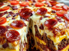 Ultimate Stuffed Layered Pizza Pie