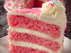 Strawberry & Cream Layer Cake