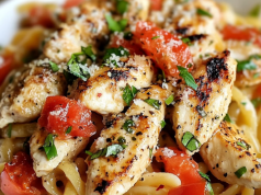 Bruschetta Chicken Pasta Dish