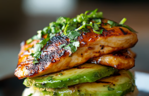 Honey Lime Chicken with Avocado