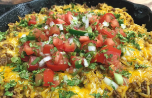 Cheesy Taco Rice Skillet Dinner