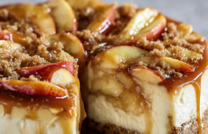 Apple Cinnamon Cheesecake Crumble