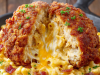 Cheese-Stuffed Fried Chicken Meteors