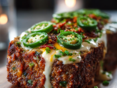 Smoky Jalapeño Popper Meatloaf