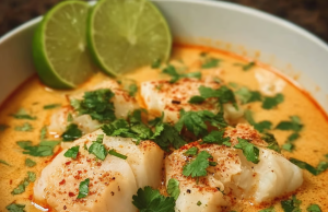 Coconut Lime Fish Soup