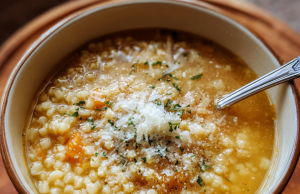 Italian Penicillin Pastina Soup