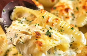 Million Dollar Chicken Alfredo Stuffed Shells