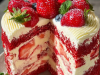 Strawberry Red Velvet Cream Cake