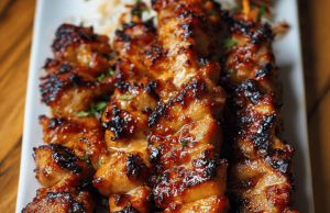 Juicy Coconut-Lime Chicken Skewers