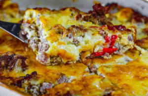 Philly Cheesesteak Casserole