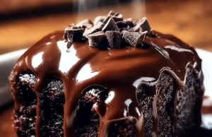 Hot Fudge Chocolate Pudding Cake